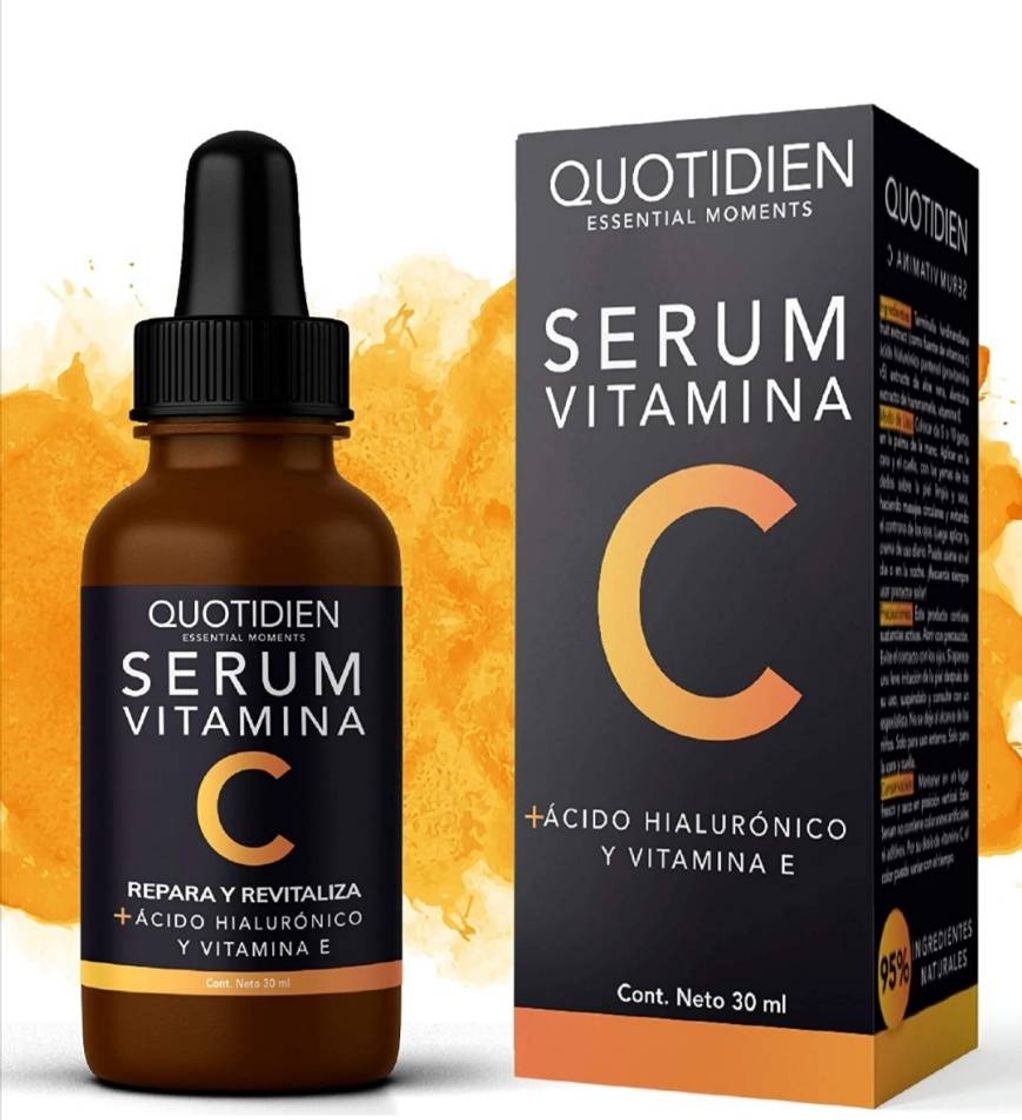 Serum Vitamina C +ÁcidoHialurónico+Vitamina E-Serum Facial