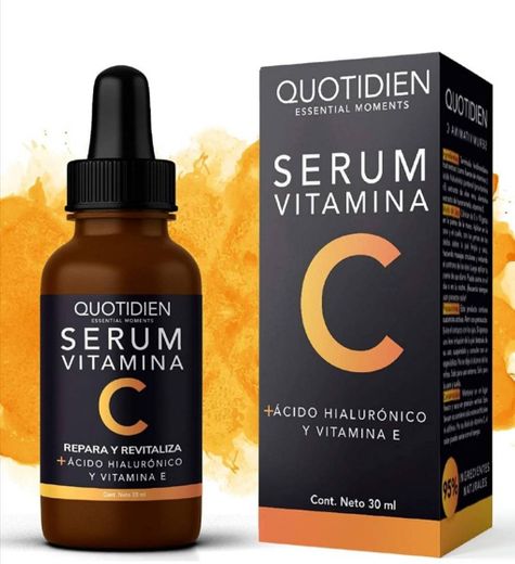 Serum Vitamina C +ÁcidoHialurónico+Vitamina E-Serum Facial