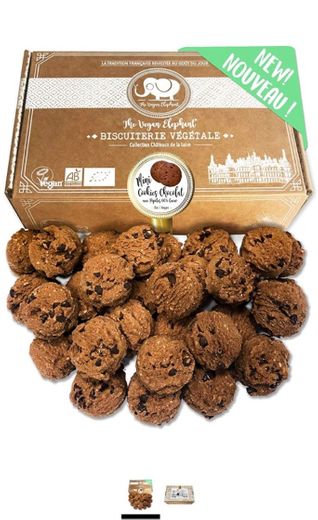 Mini Cookies Bio & Vegan Tout Chocolat aux Pépites de Chocol