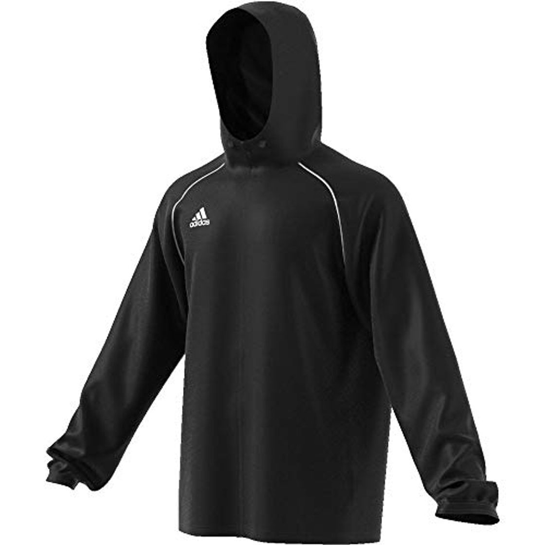 Social adidas Core18 RN Jkt Chaqueta Deportiva, Hombre, Negro