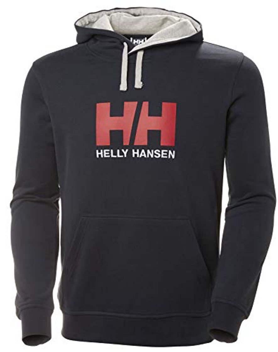 Moda Helly Hansen Logo Hoodie Sudadera para hombre con capucha