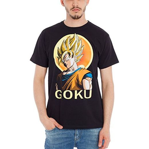 Dragonball Z Goku Super Saiyan Camiseta Negro XXL