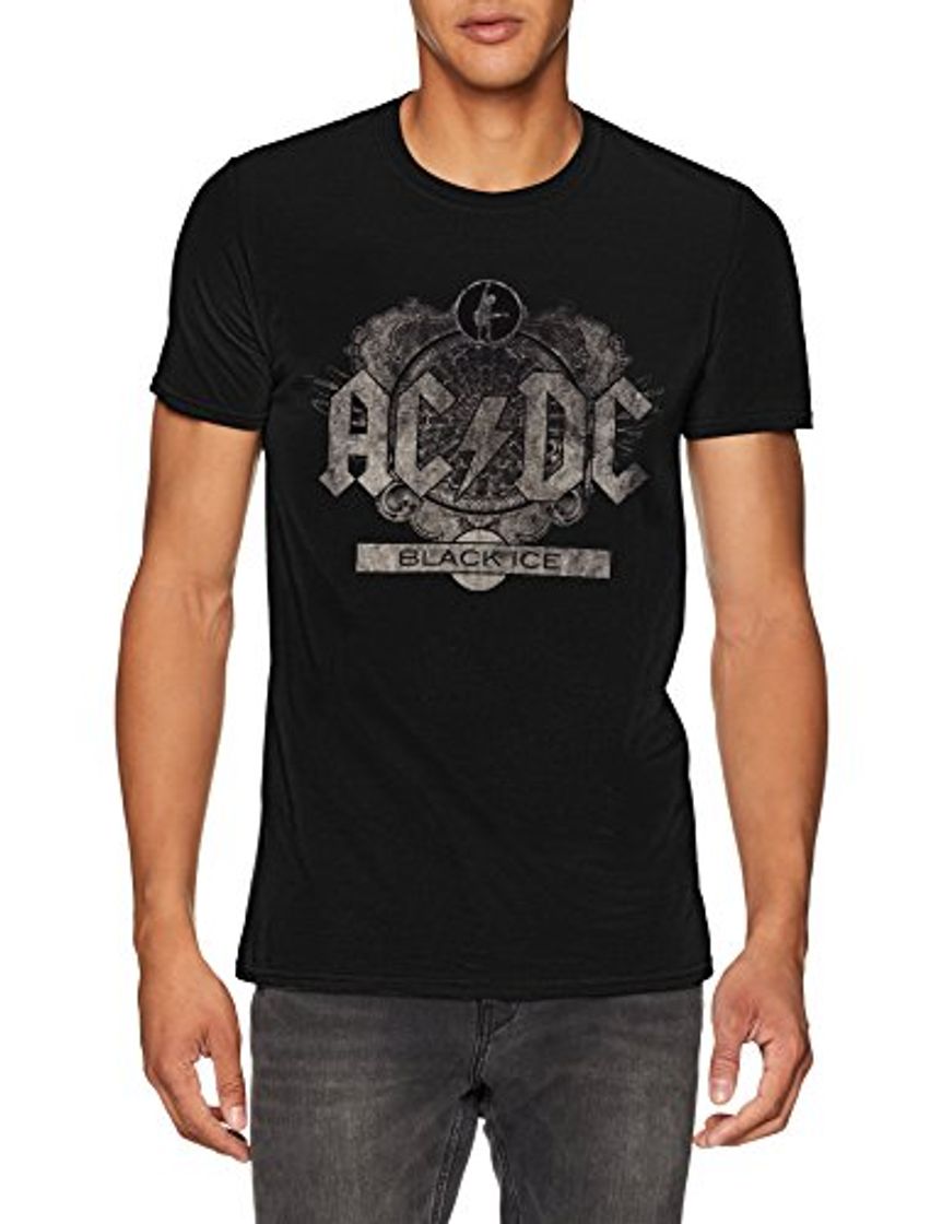 Fashion AC/DC Black Ice Camiseta, Negro