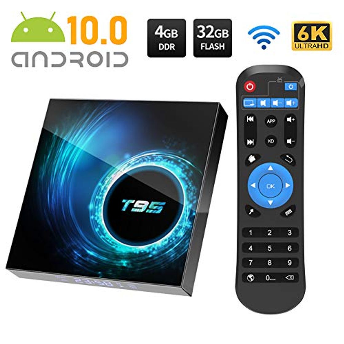 Products Android TV Box, T95 Android 10.0 TV Box 4GB RAM