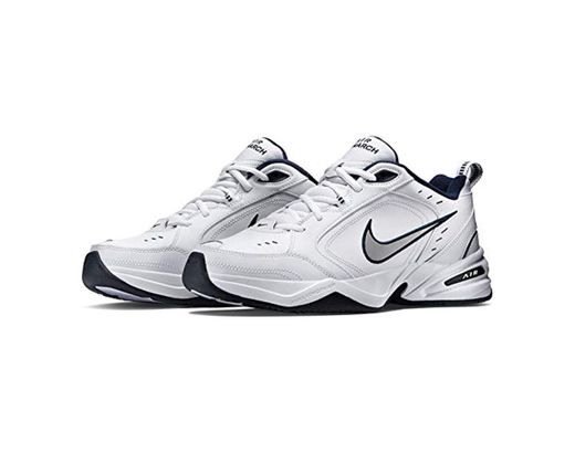 Nike Air Monarch IV, Zapatillas de Gimnasia para Hombre, Blanco