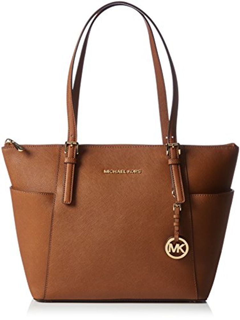 Fashion Michael Kors Jet Set Top-zip, Bolso totes para Mujer, Marrón