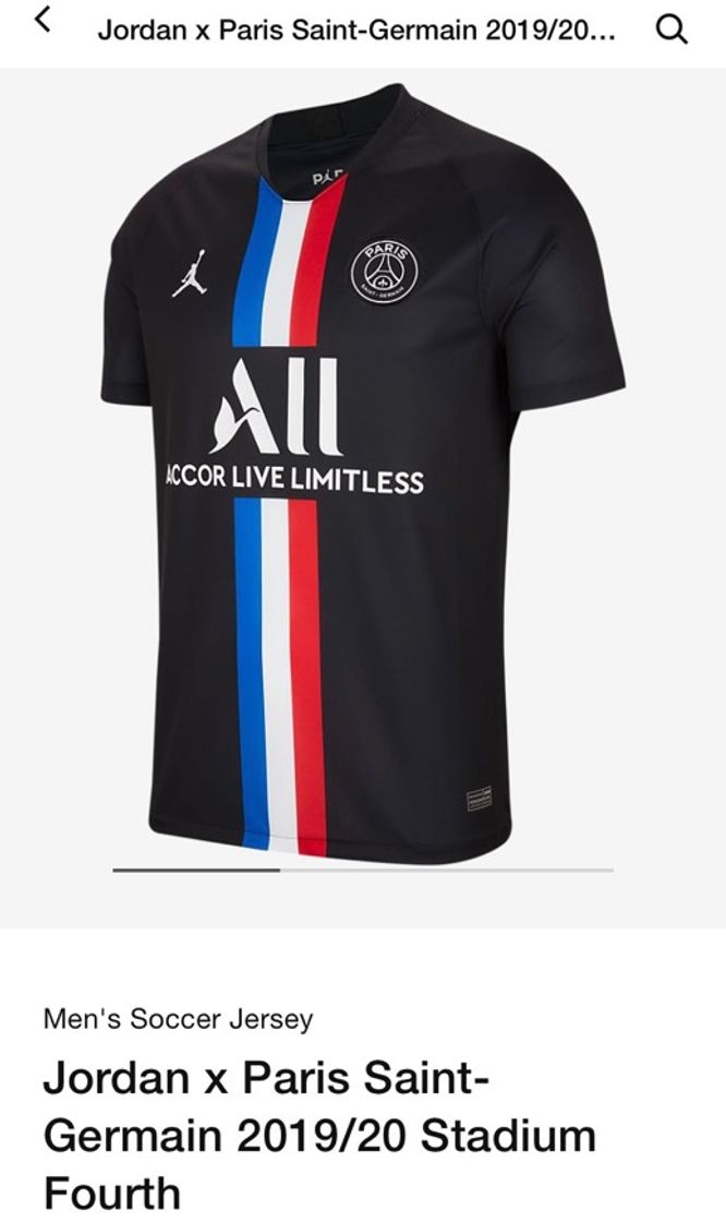 Moda PSG 2020 Away Jersey