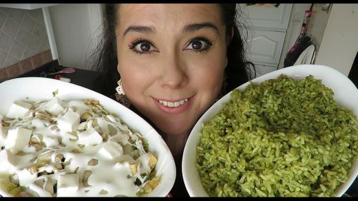 ARROZ VERDE NO SE PEGA NO SE BATE - YouTube