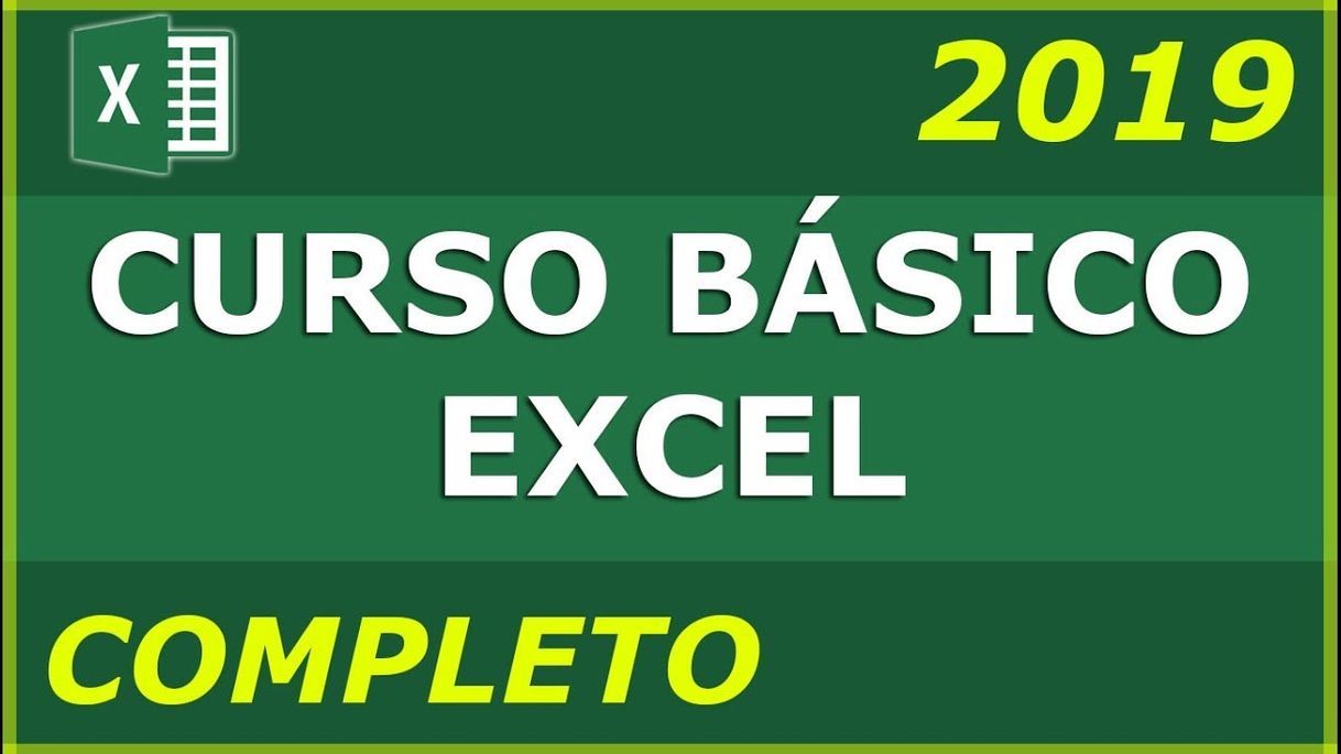 Fashion CURSO BÁSICO DE EXCEL - COMPLETO 2020 