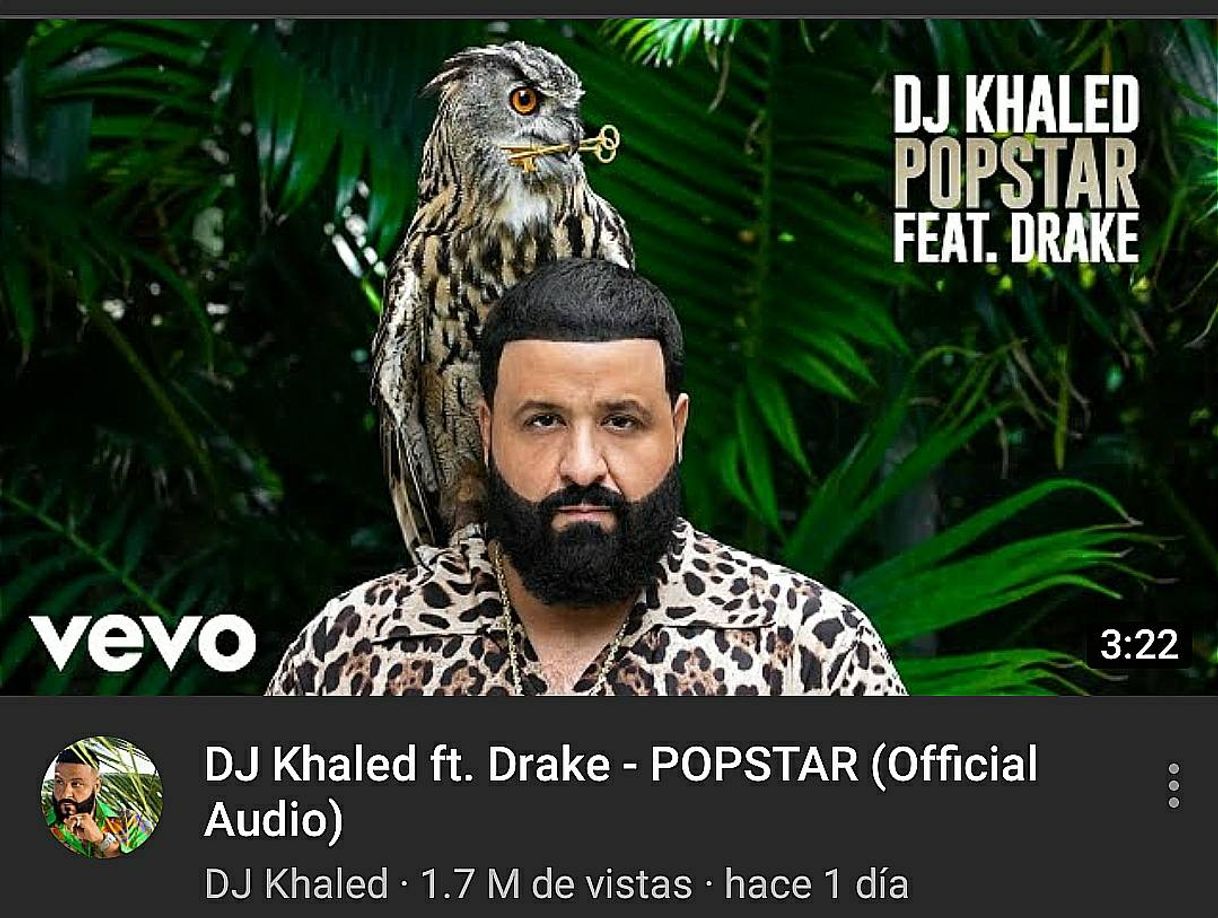 Moda DJ Khaled ft. Drake - POPSTAR (Official Audio) - YouTube