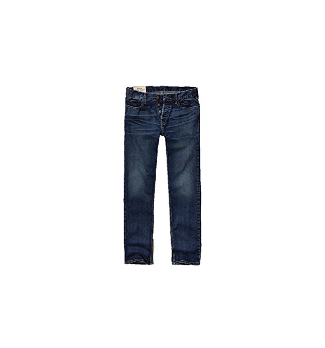 Social Hollister New Classic - Pantalones vaqueros rectos para hombre