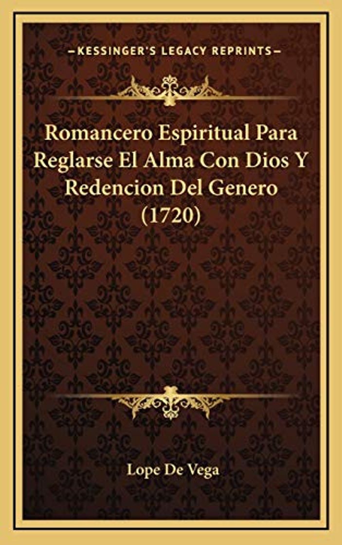 Book Romancero Espiritual Para Reglarse El Alma Con Dios Y Redenc