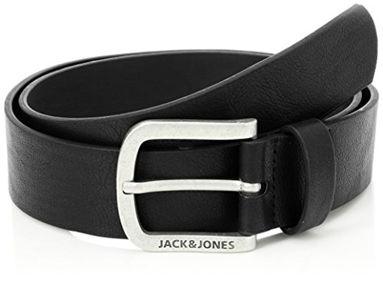 Moda JACK & JONES Jacharry Belt Noos Cinturón, Negro