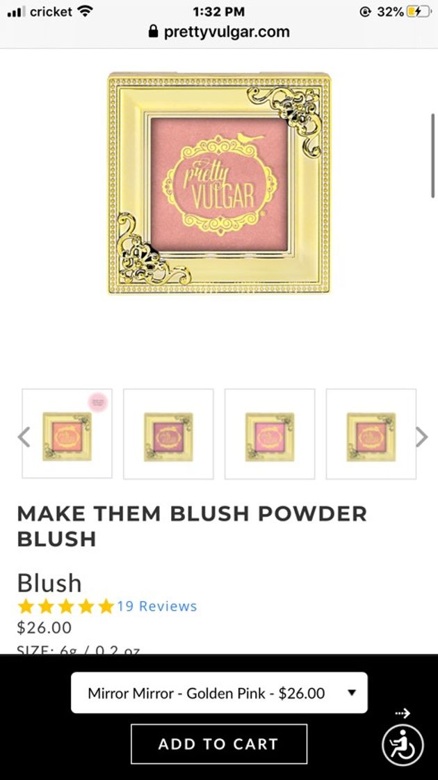 Fashion Pretty Vulgar Blush