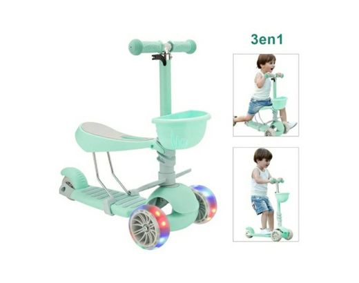 Scooter de tres ruedas para niños 
