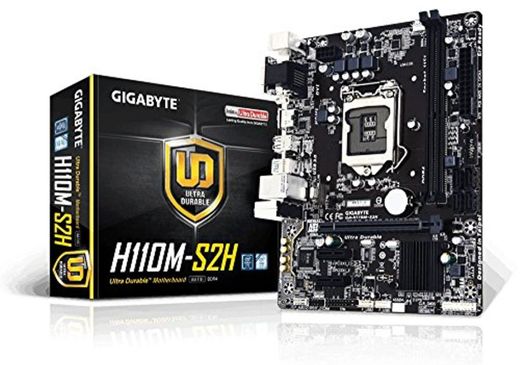 Gigabyte GA-H110M-S2H, Placa base