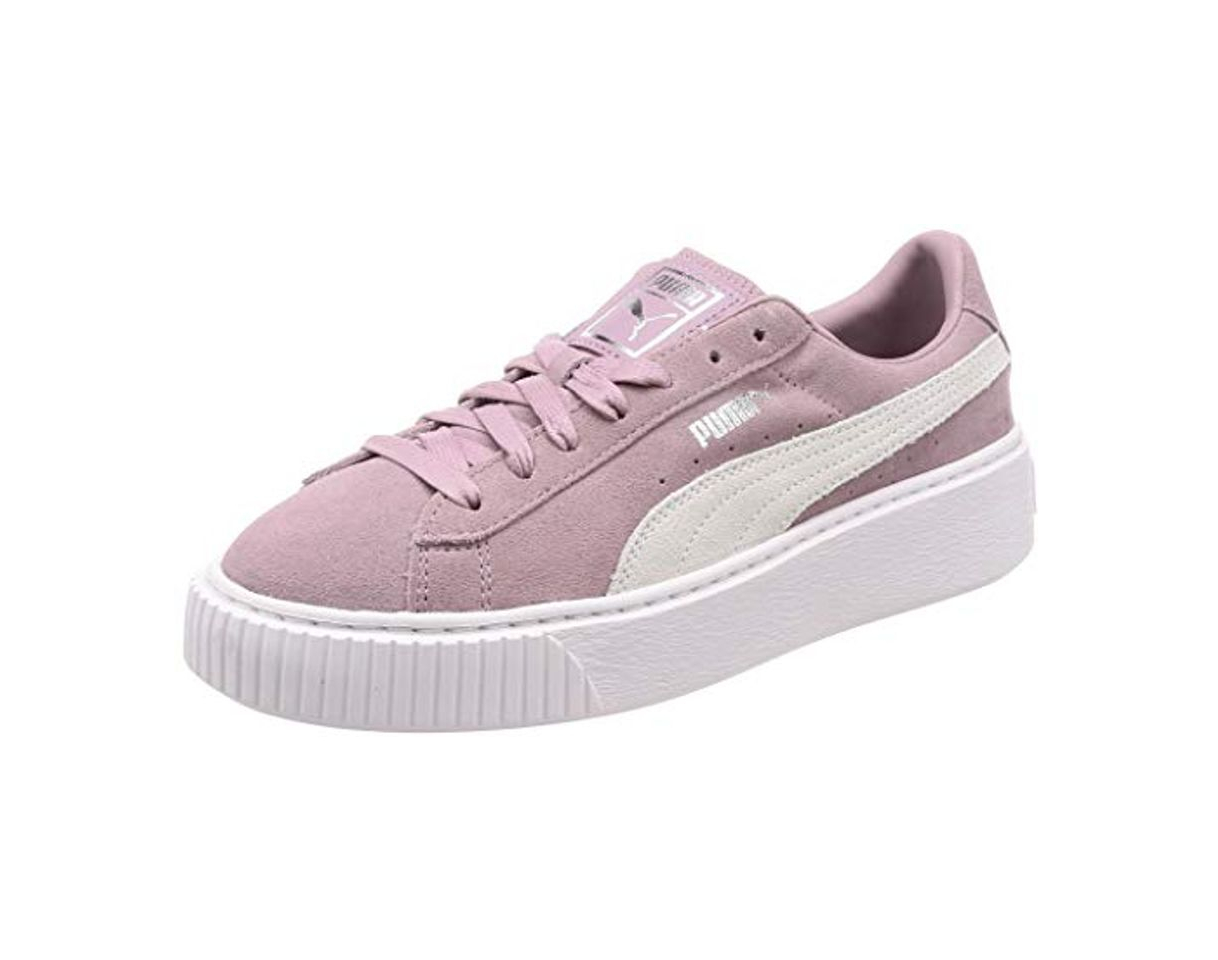 Fashion Puma Suede Platform, Zapatillas para Mujer, Rosa