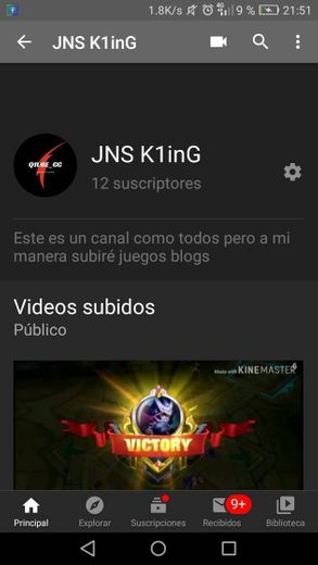 Canales de yt