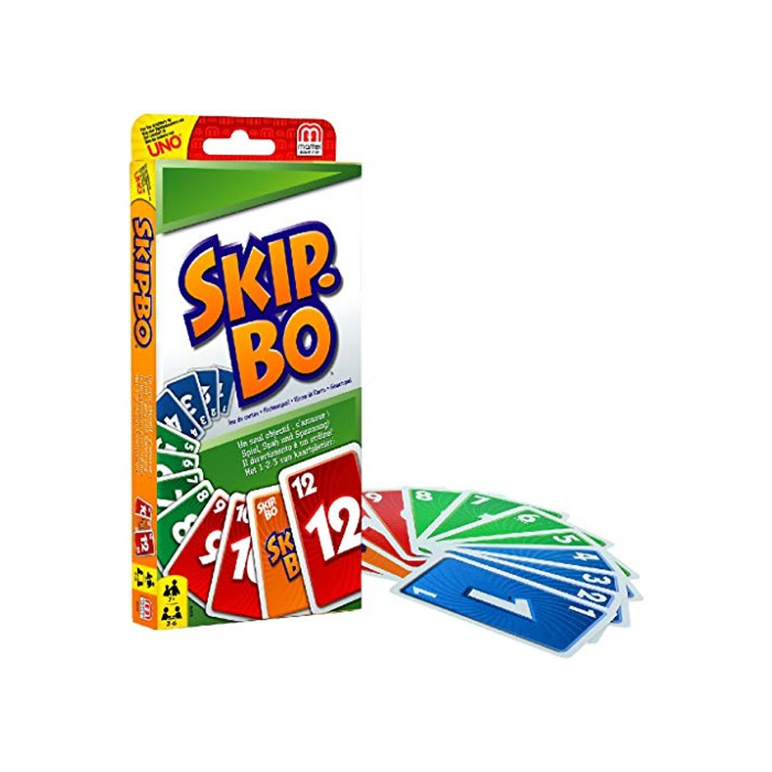 Producto Mattel Games - Skip-Bo, Juego de Cartas