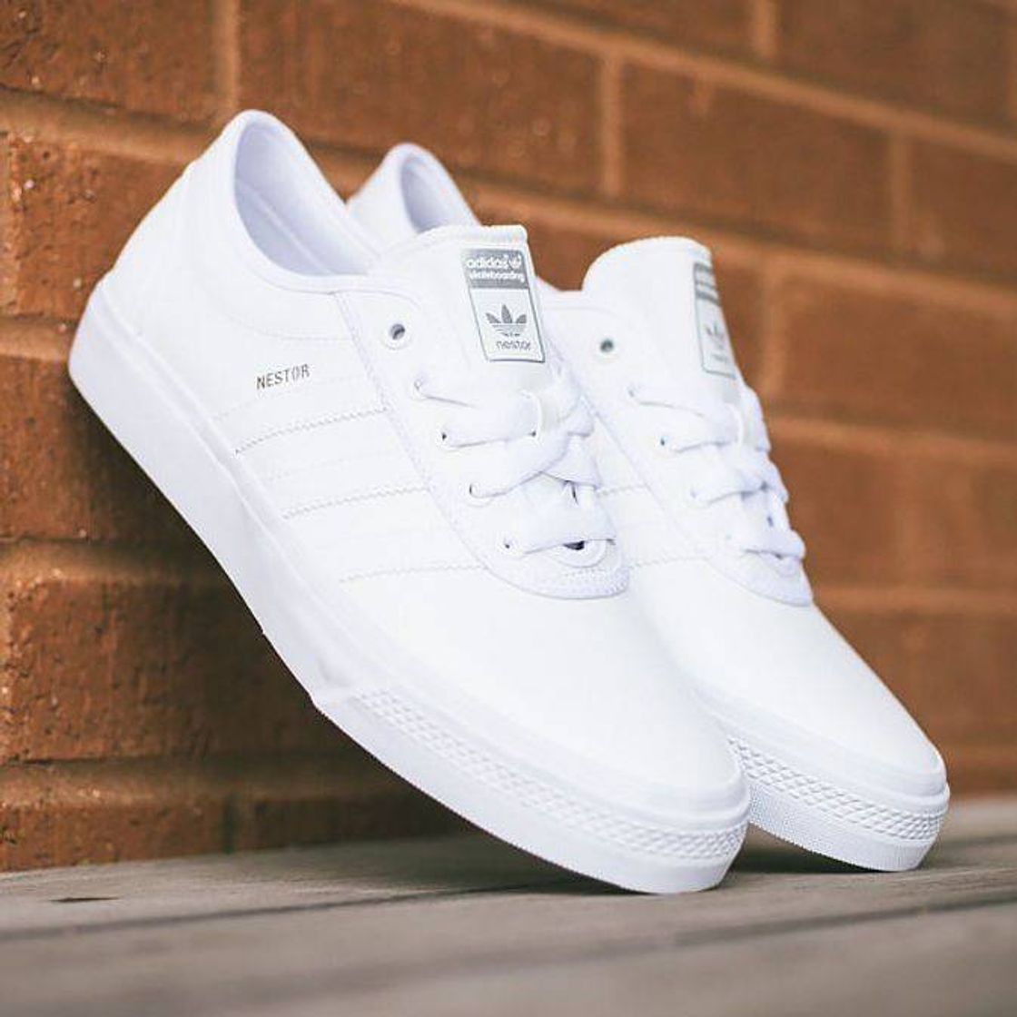 Moda Adidas Skate boarding White 