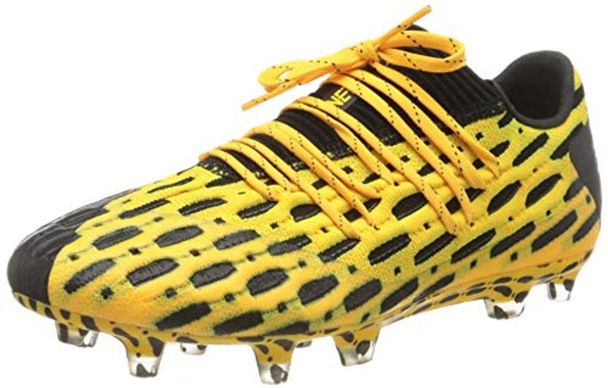 Fashion PUMA Future 5.1 Netfit Low FG/AG, Botas de fútbol para Hombre, Amarillo