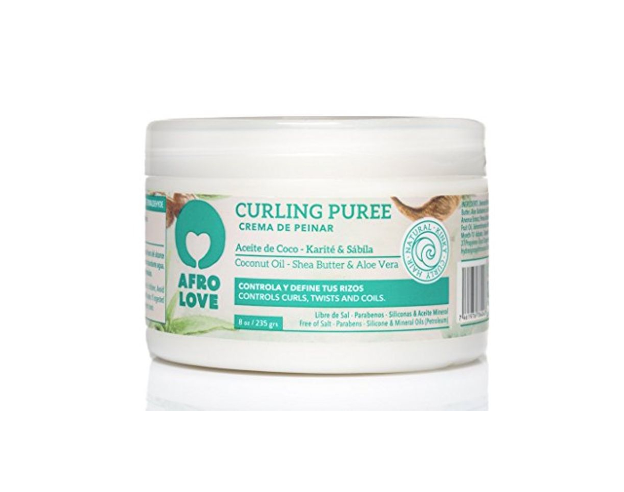 Social Afro Love crema de peinado para rizos con Aceite de Coco