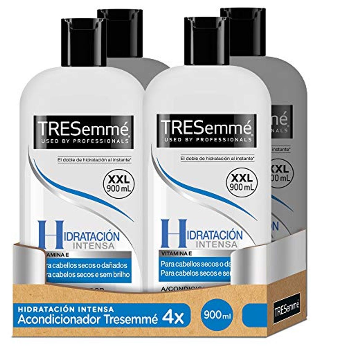 Social TRESemmé Acondicionador Hidratación Intensa - Paquete de 4 x 900 ml -