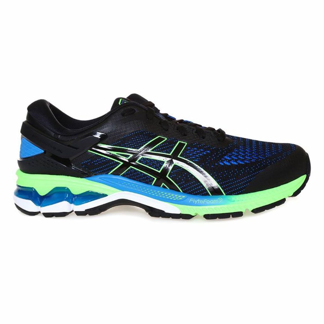 Moda Tenis ASICS Gel-Kayano 26 - Negro y Azul Marino | ASICS