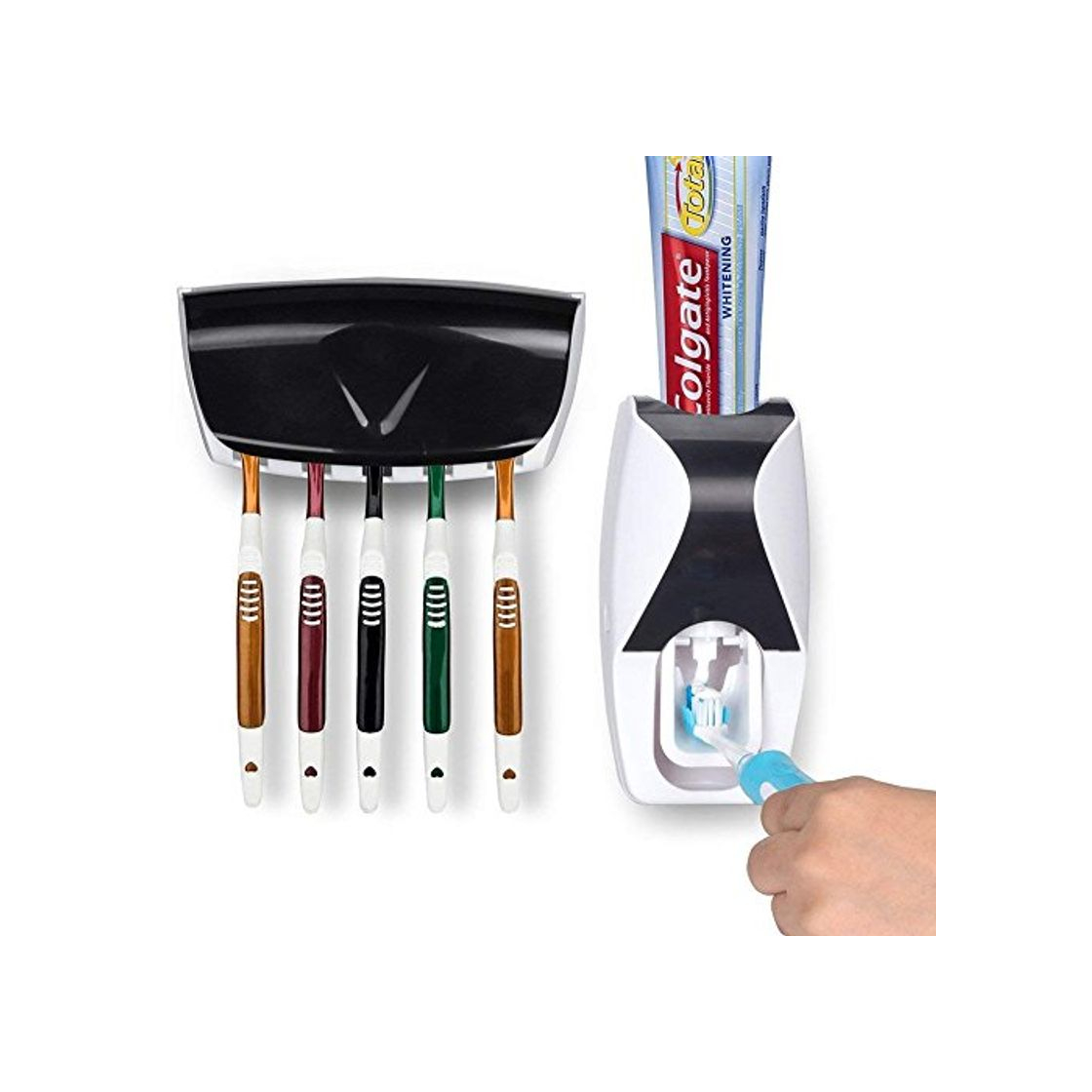 Social Txyk a Prueba de Polvo automático dispensador de Pasta de Dientes Titular