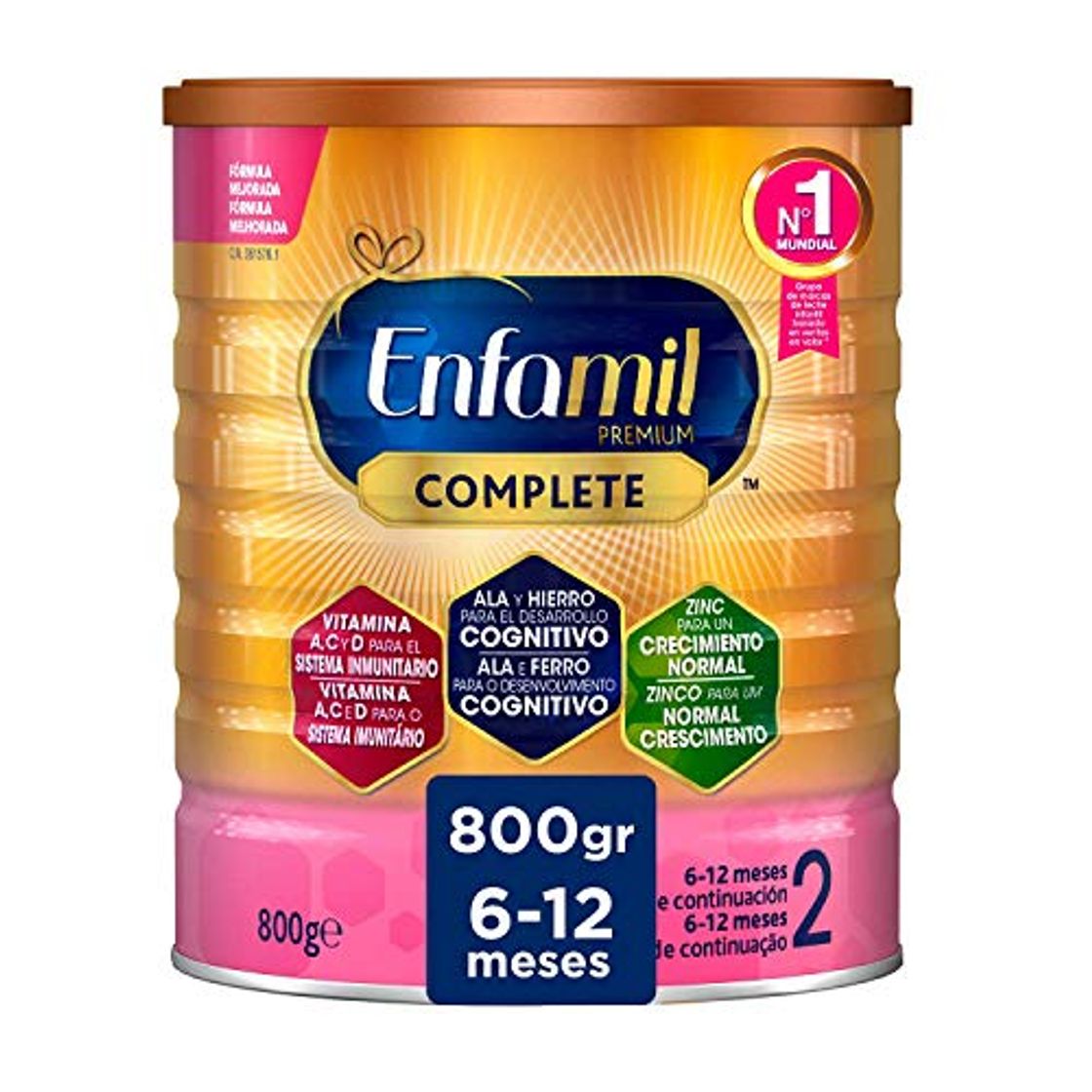 Product Enfamil Complete 2 Nueva Fórmula Leche Infantil de Continuacion para Lactantes Bebés