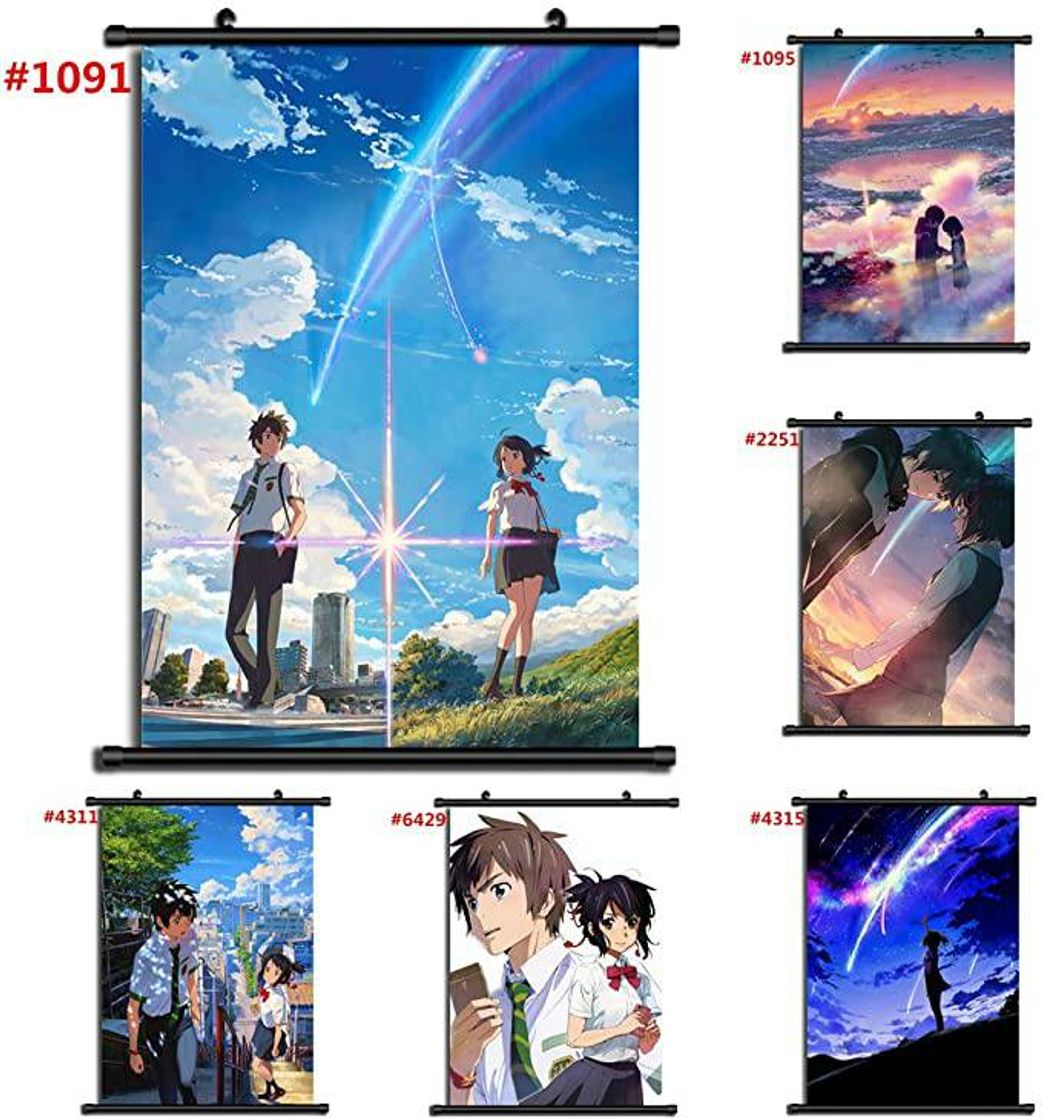 Moda Anime Kimi No Na Wa Manga Póster De Pared