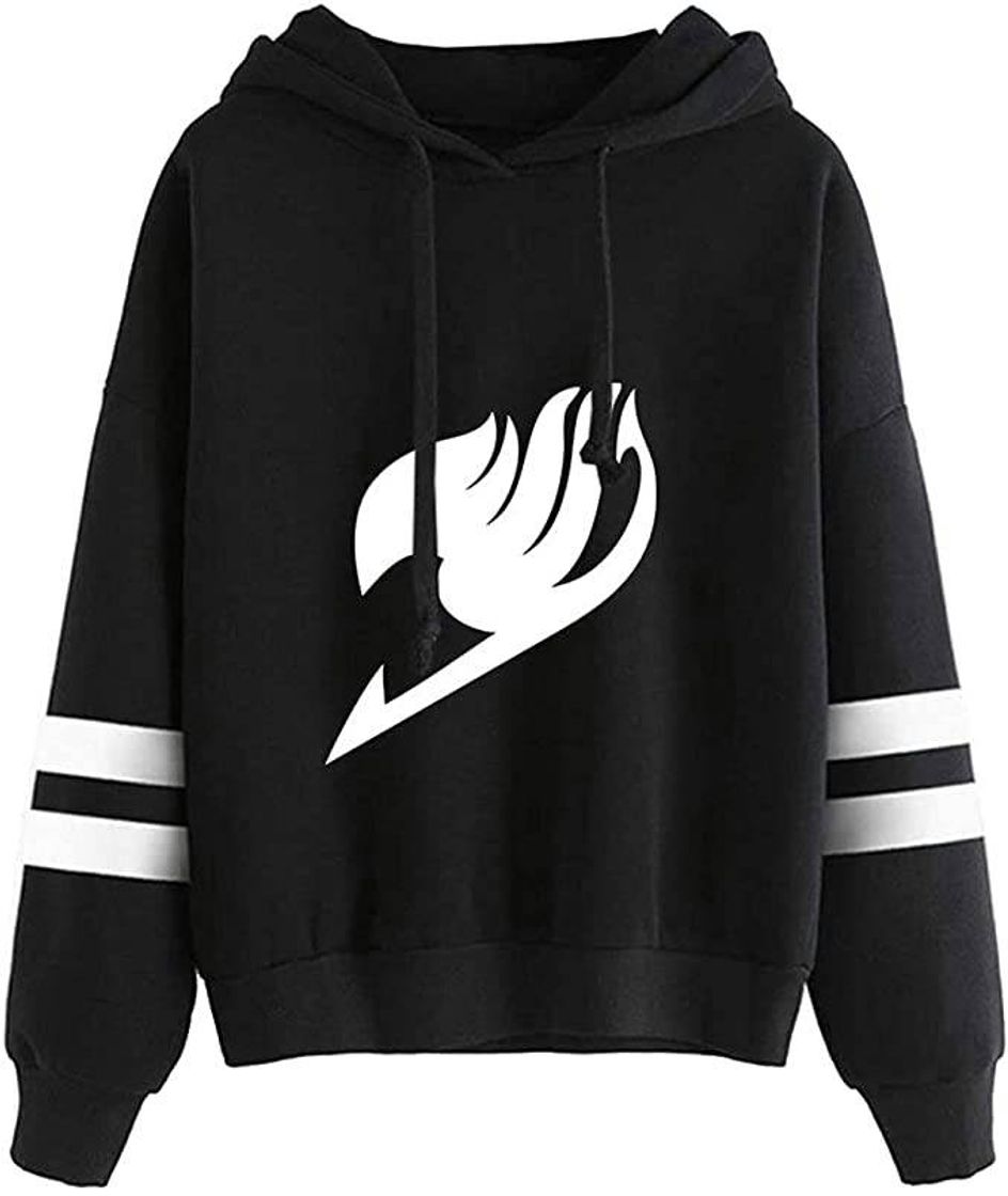 Moda FLYCHEN Hombre Sudadera con Capucha Anime Fairy Tail 