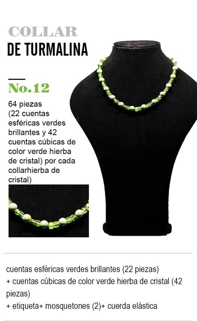 Fashion COLLAR DE TOURMALINA