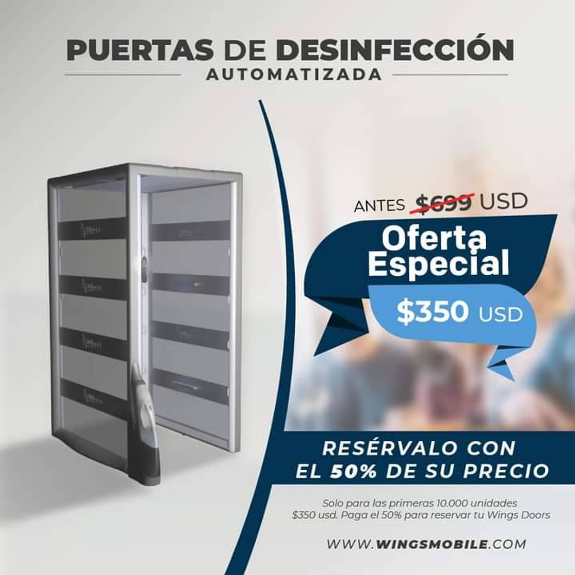 Product 🏠PUERTA DE DESINFECCIÓN AUTOMATIZADA SMART DOORS