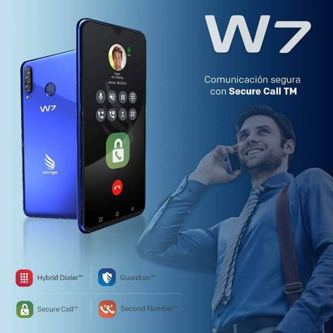 Fashion 📲SMARTPHONE W7 - Te brinda Seguridad en tus llamadas🔐