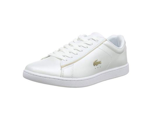 Lacoste Carnaby EVO 118 6 SPW, Zapatillas para Mujer, Blanco