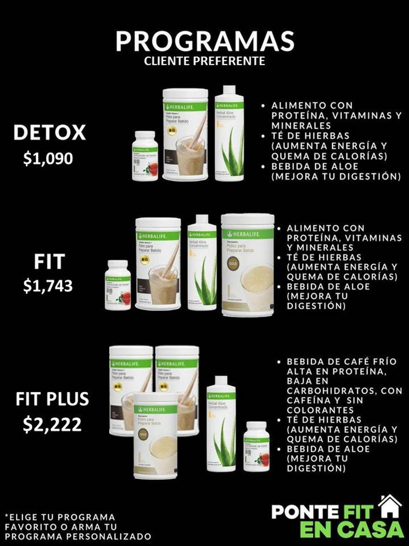 Belleza Herbalife Programa completo por perder peso