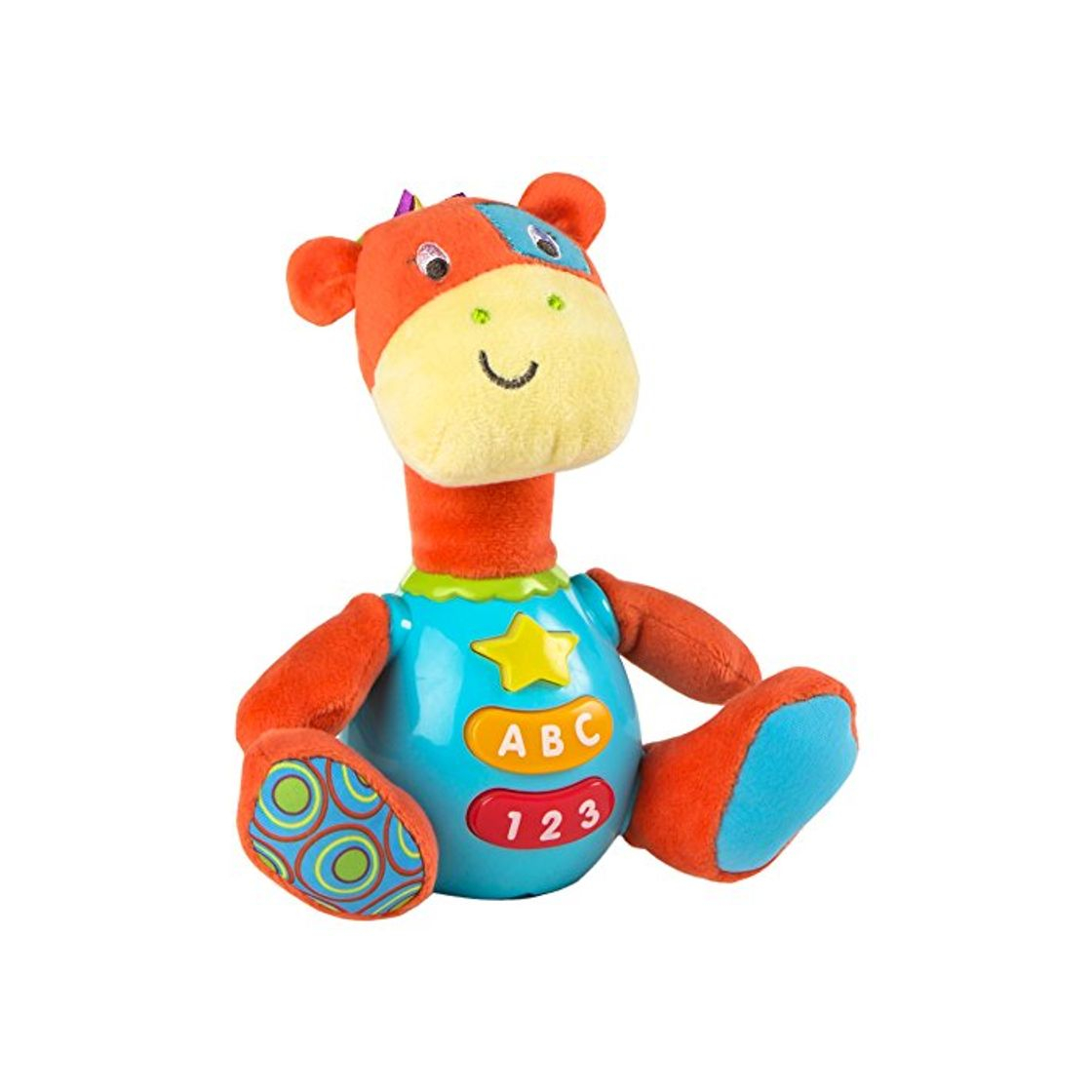 Products winfun - Peluche Jirafa para bebés que habla y luces de colores,