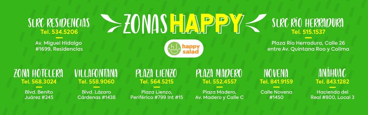 Restaurants Happy Salad Plaza Rio Herradura