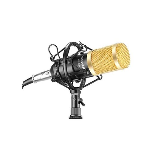 Neewer Profesional Micrófono Condensador Kit para Estudio Transmisión y Grabación con Micrófono