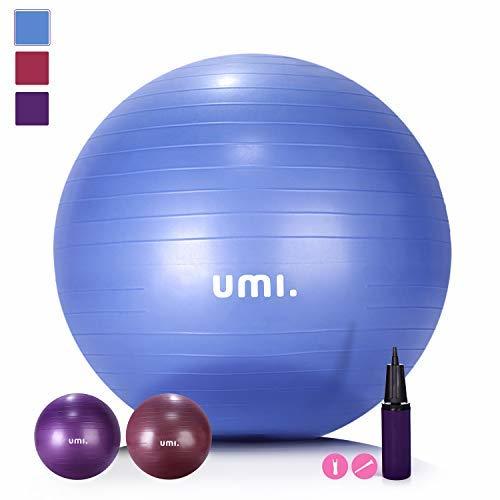 Social UMI. Essentials Pelota de Ejercicio Gym Ball para Fitness, Yoga, Pilates, Embarazo