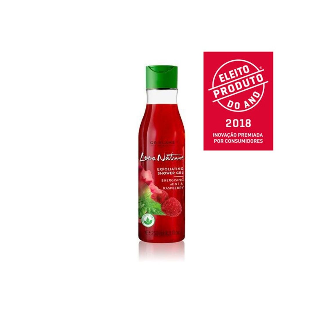 Social Gel de Duche Esfoliante com Hortelã e Framboesa Energizantes