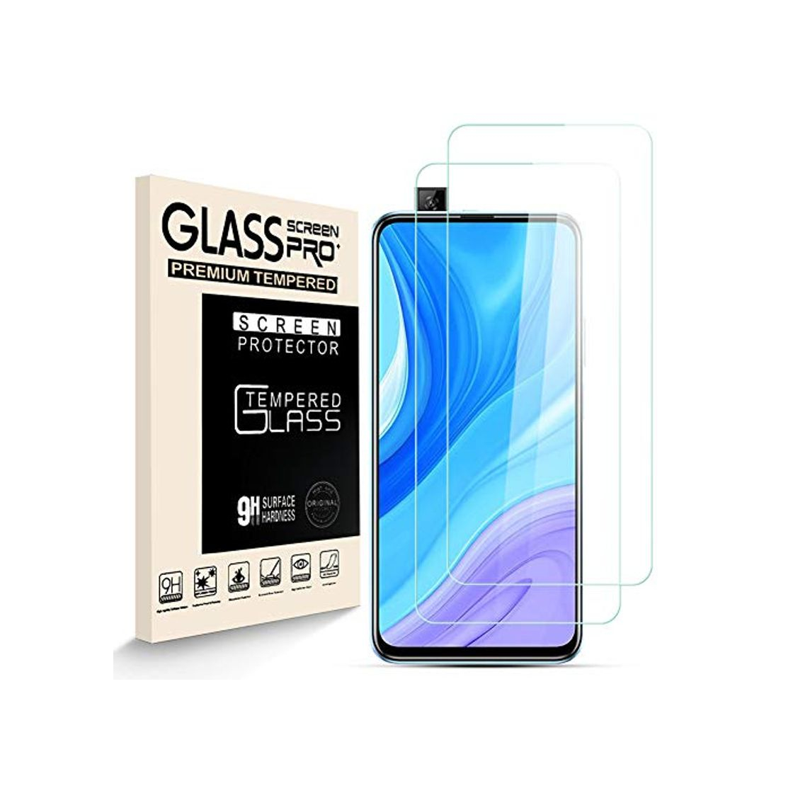 Product HJX Protector de Pantalla para Huawei Y9S [2-Pack]