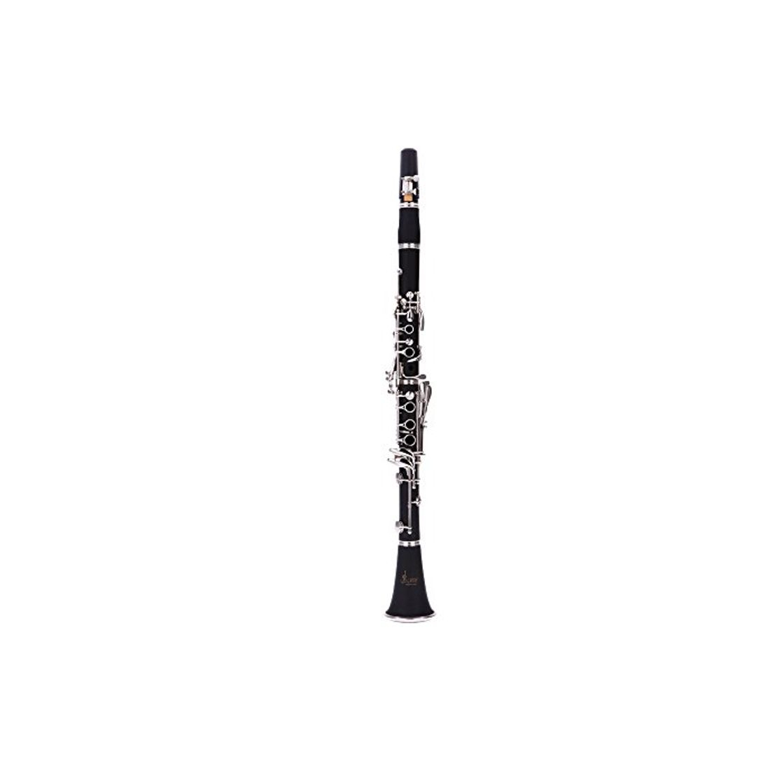 Product Andoer® Clarinete Baquelita 17 B ♭ Key Flat Soprano Niquelado Exquisito con