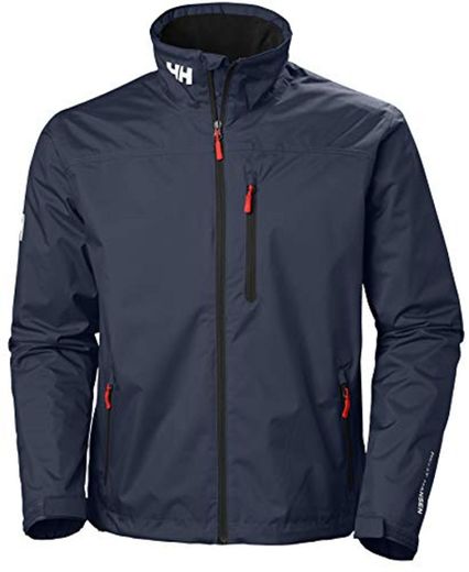 Helly Hansen Crew Midlayer Jacket, Chaqueta Impermeable para Hombre, Color Azul