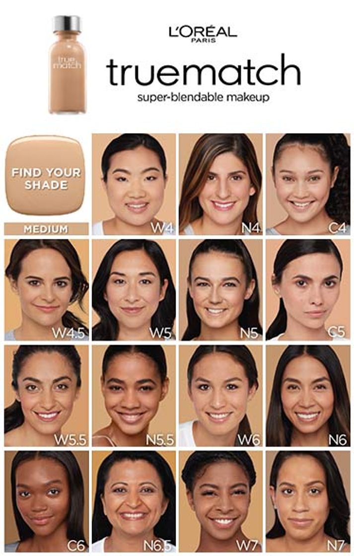 Moda 
TRUE MATCH™ SUPER BLENDABLE MAKEUP