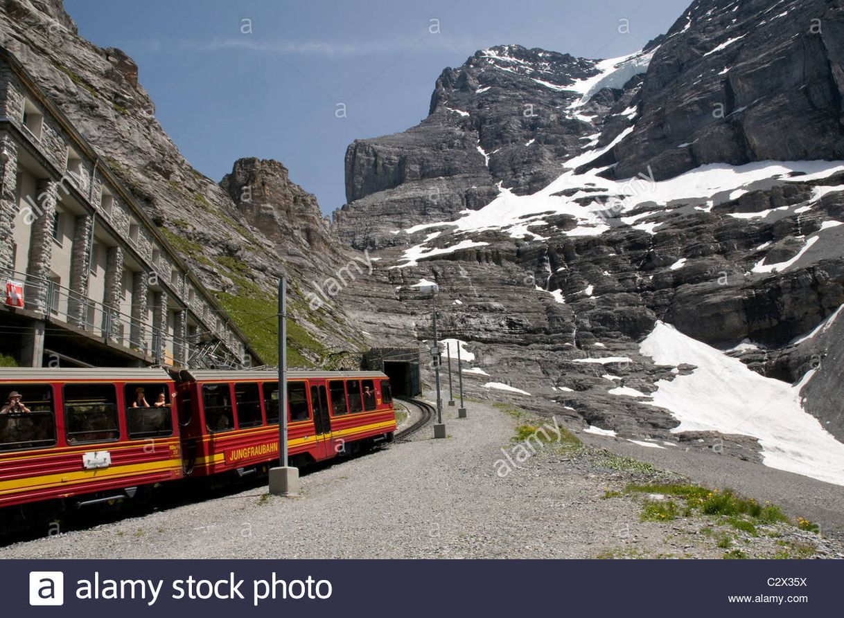 Lugares Jungfrau train tunell