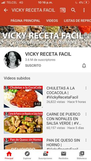 Recomiendo este canal de recetas, todas están muy fáciles.