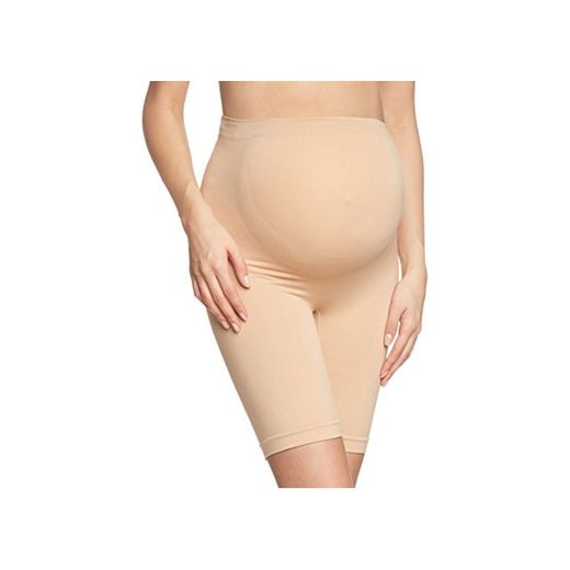 Noppies Kids Seamless shorts long - Ropa interior para mujer, Beige