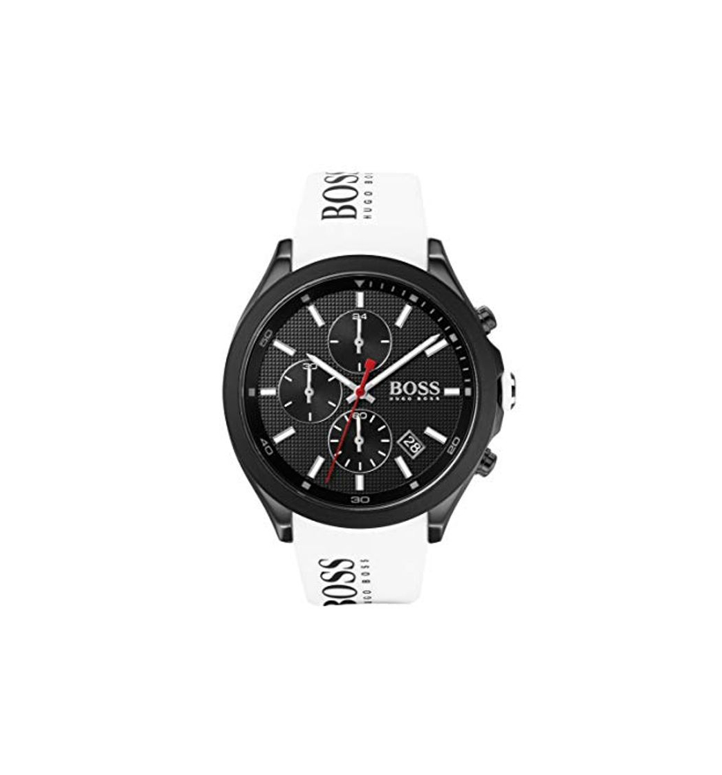 Social Hugo Boss Reloj Analógico para Hombre de Cuarzo con Correa en Silicona
